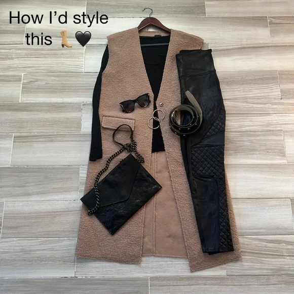 Zara Beige Longline Sleeveless Vest Coat |
Women's Size Small - Picture 12 of 12